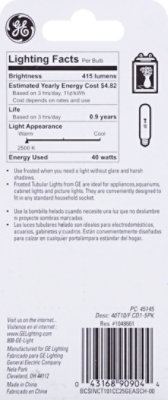 GE Bulb Tubular Appliance Frstd 40 Watt - Each - Image 4