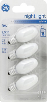 GE Lightbulb Night Light White 4 Watt - Each - Image 2