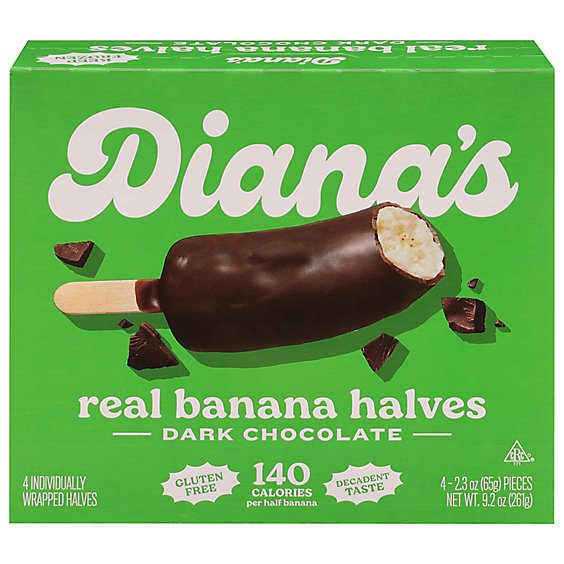 Dianas Bananas Banana Babies Dark Chocolate - 10.5 Oz