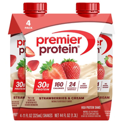 Premier Protein Shakes Strawberry - 4/11Oz - Image 2