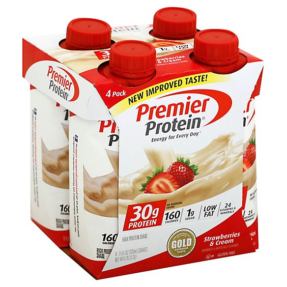 Premier Protein Shakes Strawberry - 4/11Oz