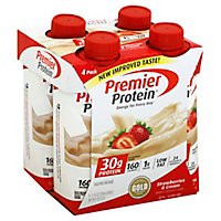 Premier Protein Shakes Strawberry - 4/11Oz - Image 1
