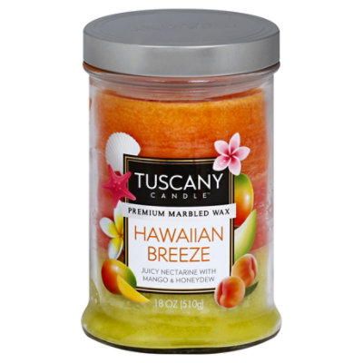 Tuscany Candle Candle Clean Scent Hawaiian Breeze - 18 Oz - Shaw's