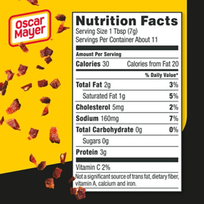 Oscar Mayer Real Bacon Recipe Pieces Bag - 2.8 Oz - Image 7