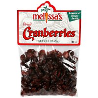 Dried Cranberries Prepacked - 3 Oz - Image 1