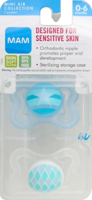 Mam Mini Pacifier Air 0-6 Month - 2 Count - Image 2