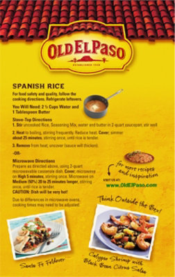 Old El Paso Rice Spanish Box - 7.6 Oz - Image 5