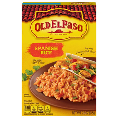 Old El Paso Rice Spanish Box - 7.6 Oz