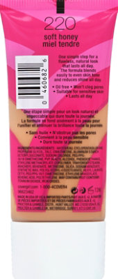 COVERGIRL Ready Set Gorgeous Foundation Oil Free Fresh Complexion Soft Honey 220 - 1 Fl. Oz. - Image 3