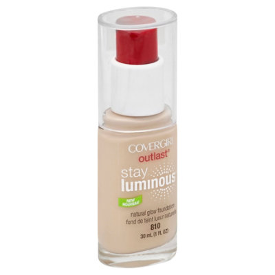 COVERGIRL Outlast Foundation Stay Luminous Natural Glow Classic Ivory 810 - 1 Fl. Oz. - Image 1