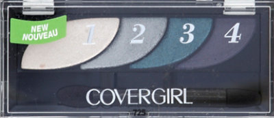 COVERGIRL Eye Shadow Quads 4-Kit Breathtaking Blues 725 - 0.06 Oz - Image 2