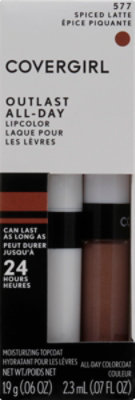 COVERGIRL Outlast All Day Spiced Latte 577 Lipcolor 2 Count - 0.13 Fl. Oz. - Image 2