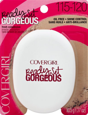 COVERGIRL Ready Set Gorgeous Powder Foundation Light 115/120 - 0.37 Oz - Image 2