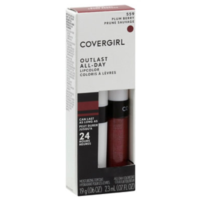 COVERGIRL Outlast Lipcolor All-Day Plum Berry 559 2 Count - 0.13 Oz