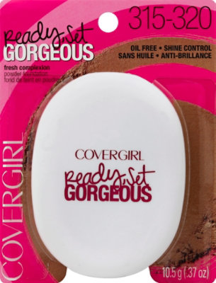 COVERGIRL Ready Set Gorgeous Powder Foundation Deep 315-320 - 0.37 Oz - Image 2