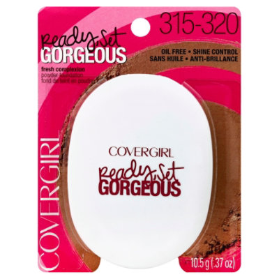 COVERGIRL Ready Set Gorgeous Powder Foundation Deep 315-320 - 0.37 Oz - Image 1