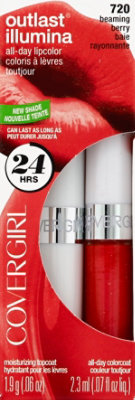 COVERGIRL Outlast Lipcolor All-Day Beaming Berry 720 2 Count - 0.13 Oz - Image 2