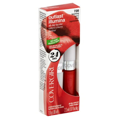 COVERGIRL Outlast Lipcolor All-Day Beaming Berry 720 2 Count - 0.13 Oz