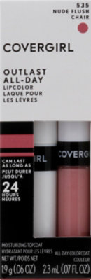 COVERGIRL Outlast Lipcolor All-Day Nude Flush 535 2 Count -  0.13 Oz - Image 2