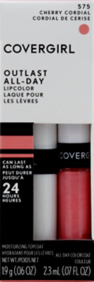 COVERGIRL Outlast Lipcolor All-Day Cherry Cordial 575 - 0.13 Oz - Image 2