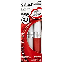 COVERGIRL Outlast Lipcolor All-Day Coral Sunset 512 2 Count - 0.13 Oz - Image 2