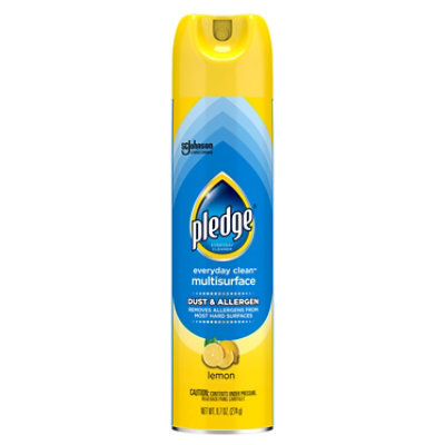 Pledge Lemon Everyday Clean Dust And Allergen Multisurface Cleaner - 9.7 Oz