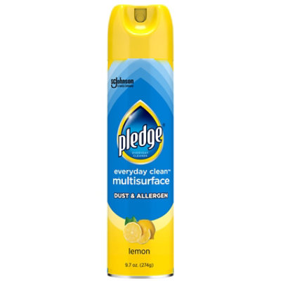 Pledge Lemon Everyday Clean Dust And Allergen Multisurface Cleaner - 9.7 Oz - Image 2