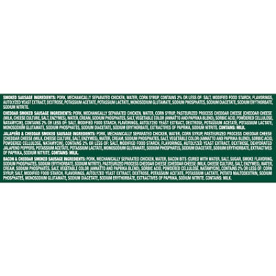 Eckrich Jalapeno & Cheddar Smoked Sausage Links - 14 Oz - Image 4