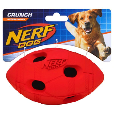 nerf football dog toy