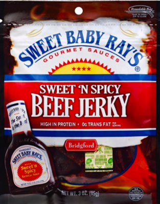 Bridgford Sweet Baby Rays Beef Jerky Sweet N Spicy 3 Oz jewelosco