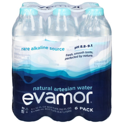 evamor Artesian Water Natural - 6-32 Fl. Oz. - Image 3