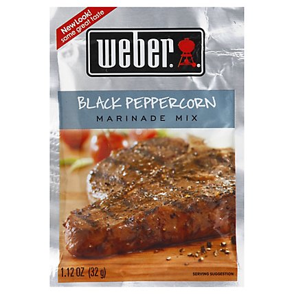 Weber Marinade Mix Black Peppercorn - 1.12 Oz - Image 1
