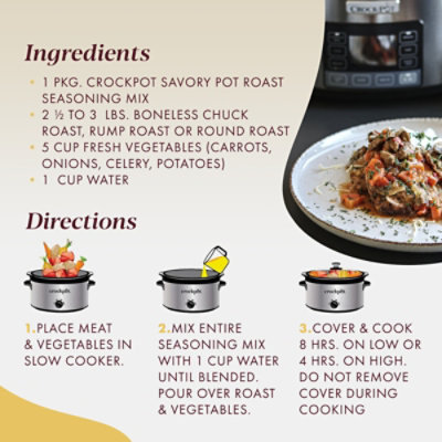 Crock-Pot Seasoning Mix Savory Pot Roast - 1.5 Oz - Image 4