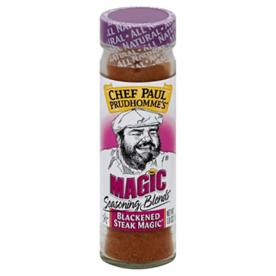 Chef Paul Prudhommes Seasoning Magic Blends Blackened Steak Magic - 1.8 Oz - Image 1