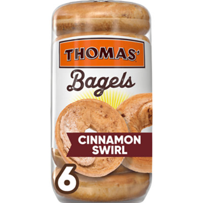 Thomas' Cinnamon Swirl Bagels - 6 - 20 Oz