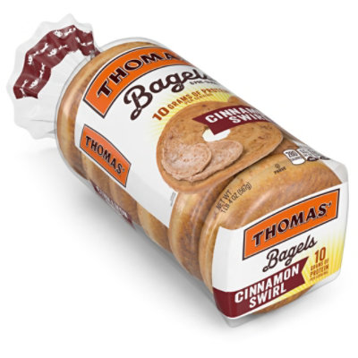 Thomas' Cinnamon Swirl Pre-Sliced Bagels - 20 Oz - Image 4