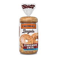 Thomas' Cinnamon Swirl Pre-Sliced Bagels - 20 Oz - Image 1