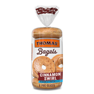 Thomas' Cinnamon Swirl Pre-Sliced Bagels - 20 Oz