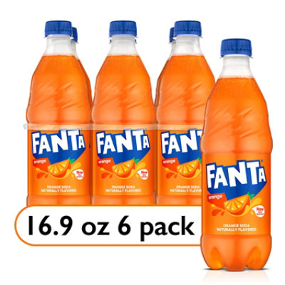 Fanta Soda Pop Orange Flavored - 6-16.9 Fl. Oz. - Safeway