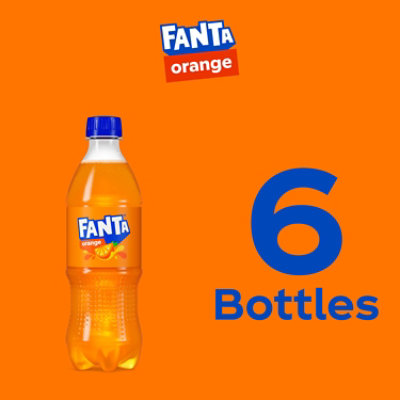 Fanta Soda Pop Orange Flavored - 6-16.9 Fl. Oz. - Image 3