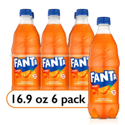 Fanta Soda Pop Orange Flavored - 6-16.9 Fl. Oz. - Randalls