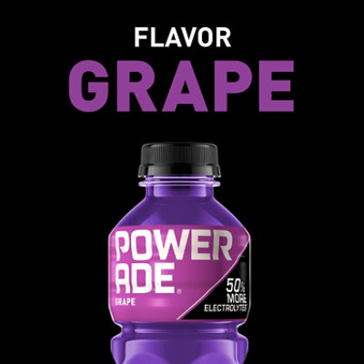 POWERADE Sports Drink Electrolyte Enhanced Grape - 8-20 Fl. Oz. - Image 3