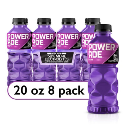 POWERADE Sports Drink Electrolyte Enhanced Grape - 8-20 Fl. Oz.