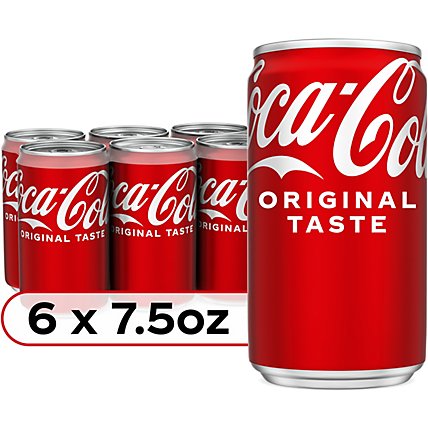 Wegenbouwproces Klokje Klas Coca-Cola Soda Pop Classic - 6-7.5 Fl. Oz. - Randalls