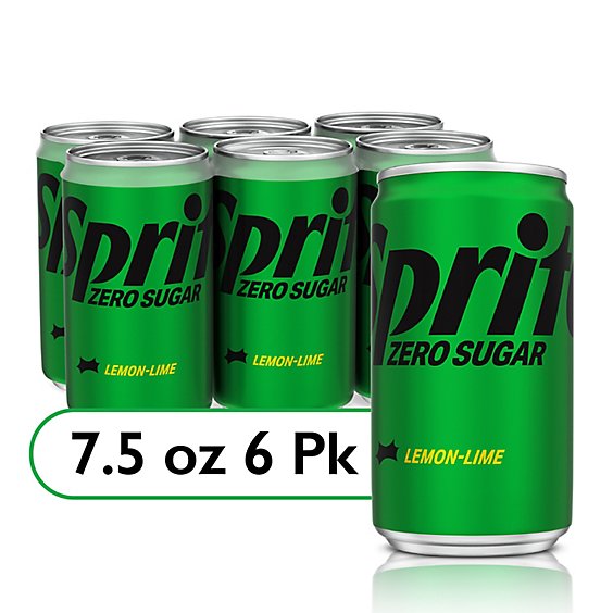 Goot Ambassade concept Sprite Zero Sugar Soda Pop Lemon Lime Pack In Mini Cans - 6-7.5 Fl. Oz. -  Shaw's