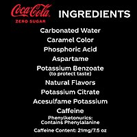 Coca-Cola Zero Sugar Soda Cans - 6-7.5 Fl. Oz. - Image 5