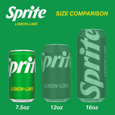 Sprite Soda Pop Lemon Lime Cans - 6-7.5 Fl. Oz. - Image 5