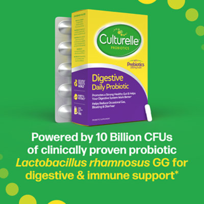 Culturelle Supports Digestive & Gut Health for Women & Men Daily Probiotic Capsule - 50 Count - Image 4