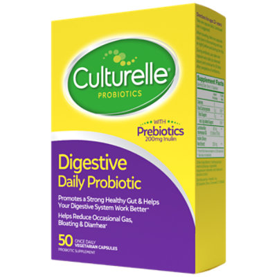 Culturelle Probiotic Supplement Digestive Health Vegetarian Capsules - 50 Count - Image 3