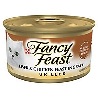 Fancy Feast Cat Food Wet Grilled Liver & Chicken - 3 Oz - Image 1